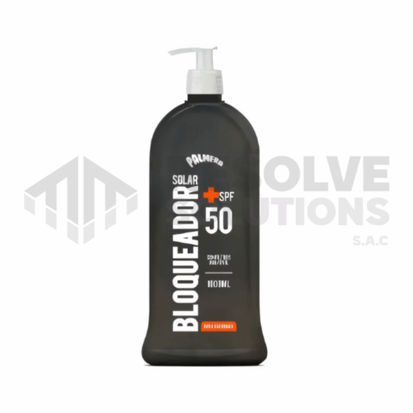 Bloqueador Solar Palmera SPF 50 Frasco de 1 Litro