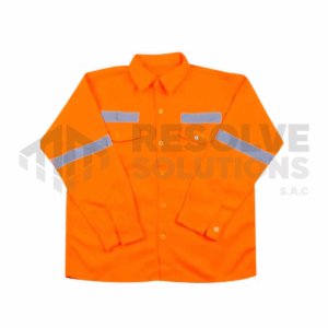 Camisa Drill con forro Polar Naranja