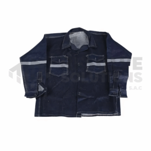 Camisa Jean Crudo con Cinta reflectiva