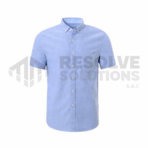 Camisa Oxford Manga corta Hombre