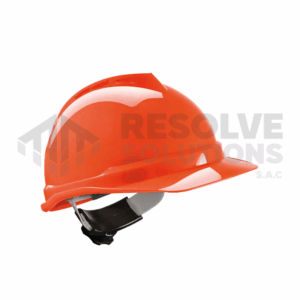 Casco Jockey v-gard MSA color naranja