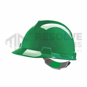 Casco Jockey v-gard MSA color verde