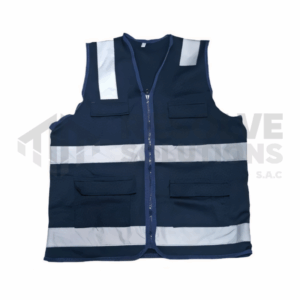 Chaleco Drill Tipo Reportero Azul Marino