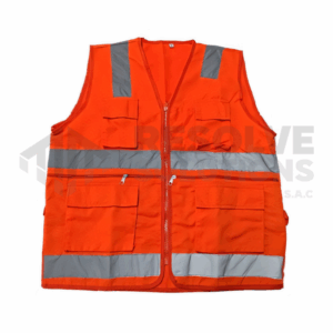 Chaleco Drill Tipo Reportero Naranja