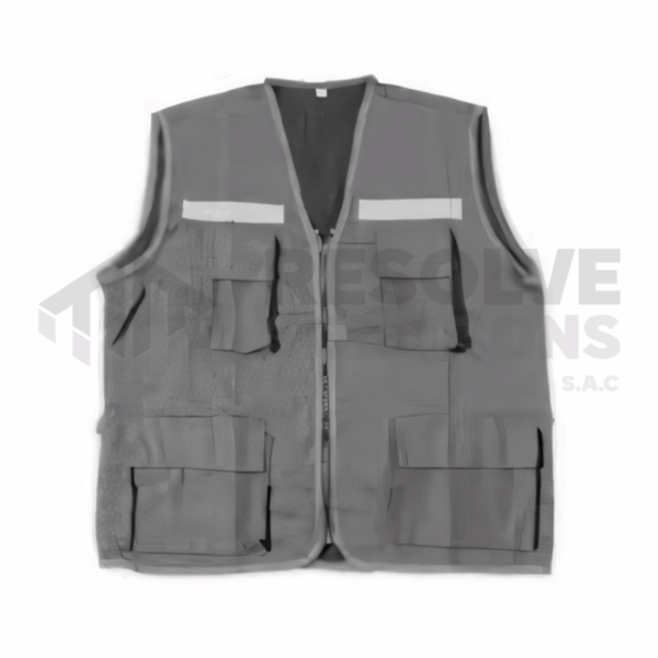 Chaleco Drill tipo H C/ Gris
