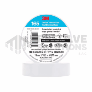 Cinta Aislante 3M 3/4" x 18m Color Blanco