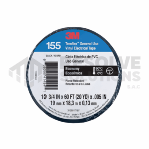 Cinta Aislante 3M 3/4" x 18m Color Negro