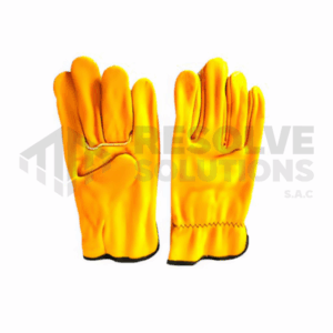 Guante de Cuero res amarillo