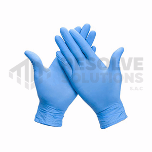 Guante de Nitrilo (Examinacion) azul