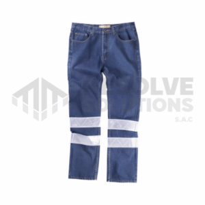 Pantalon Jean Procesado con Cinta reflectiva