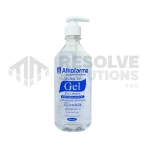Alcohol en Gel 70° con Dispensador 400ml